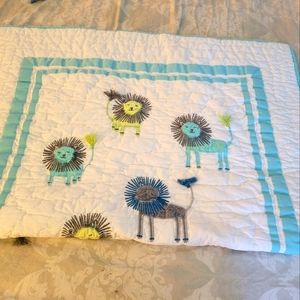 Harper Lion Crib Quilt